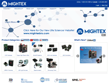 Tablet Screenshot of mightexsystems.com